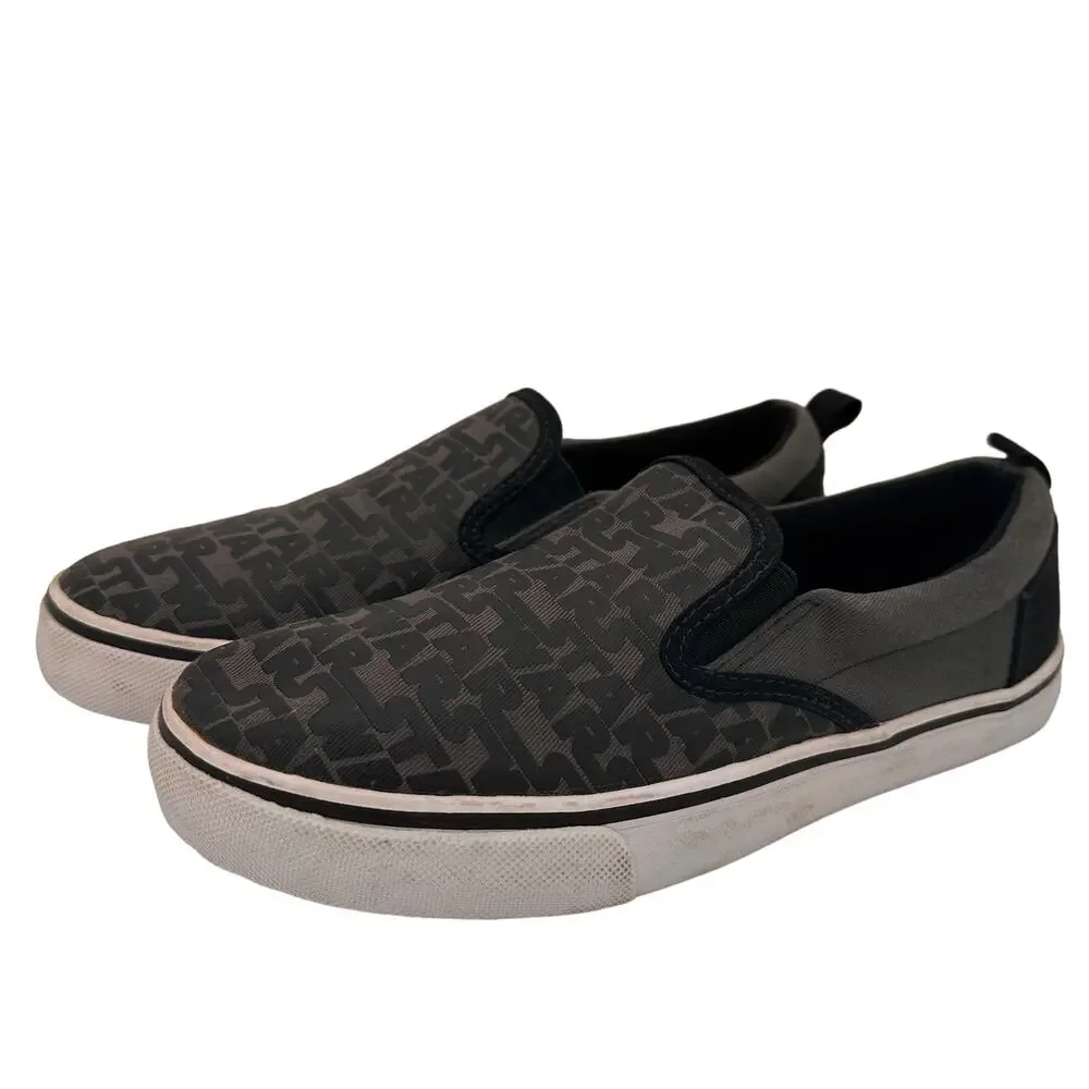 Skechers Star Wars Logo The Menace Jedi Knight Slip On Canvas Shoes Size 6.5